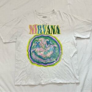Urban Outfitters Nirvana Oversized Distressed T-Shirt